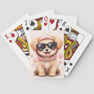 Funny Maltipoo Kawaii Dog Poker Cards
