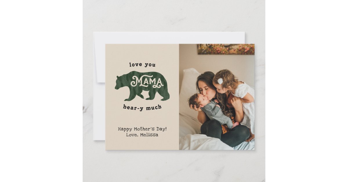 Mama Bear With 4 Cubs Mother's Day Mom Birthday Gifts Ladies Missy