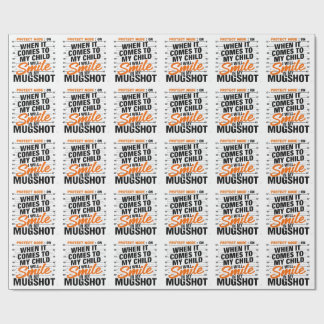 Funny Mama Protect Mode Sarcastic Mom Quote Shirt Wrapping Paper