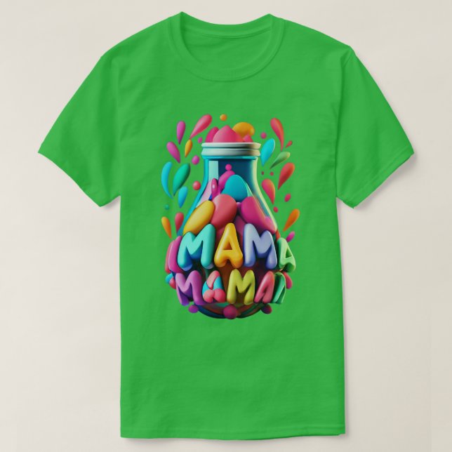Funny Mama White Design Women T-Shirt (Design Front)