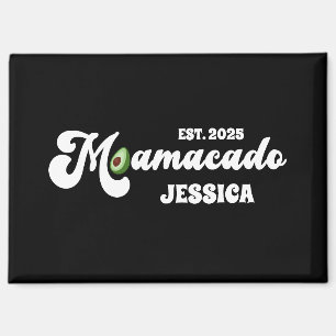 funny mamacado expecting mom mothers day gift  magnet