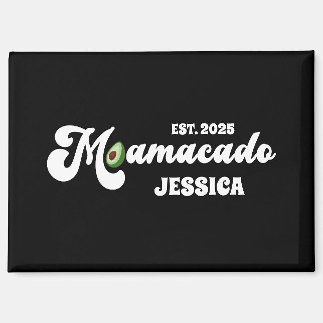 funny mamacado expecting mom mothers day gift  magnet (Front)