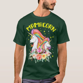 Funny Mamacorn Mama Unicorn Lovers Mothers Day T-Shirt