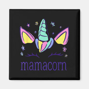 Funny Mamacorn Unicorn Costume Mom Mother's Day Magnet