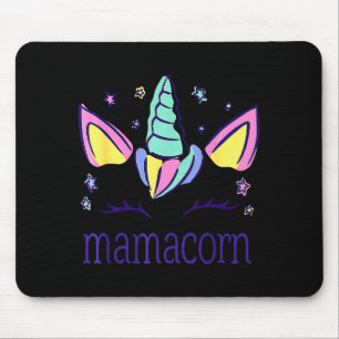 Funny Mamacorn Unicorn Costume Mom Mother's Day Mouse Pad
