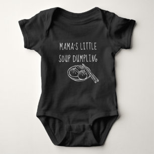 Funny Mama's Little Soup Dumpling Baby Bodysuit