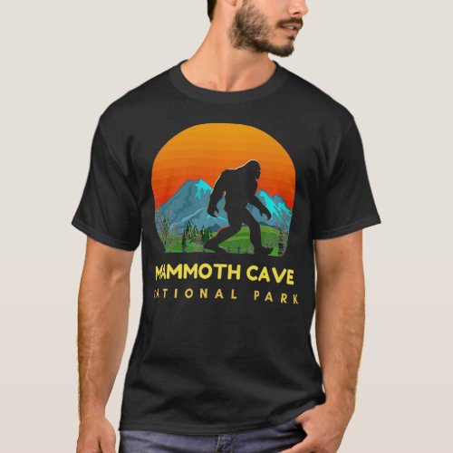 Funny Mammoth Cave National Park Bigfoot Hiking Vi T_Shirt