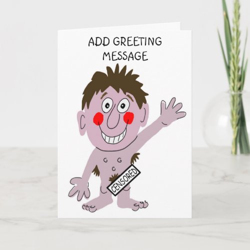 Funny Man Birthday Card