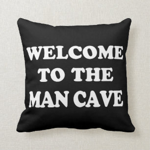 Funny Man Cave Pillow