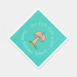 Funny Man or Boy Fun Guy Birthday Party Paper Napkins