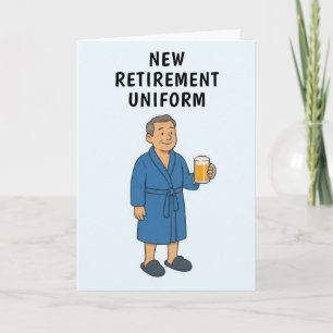 Funny Man Retirement Card