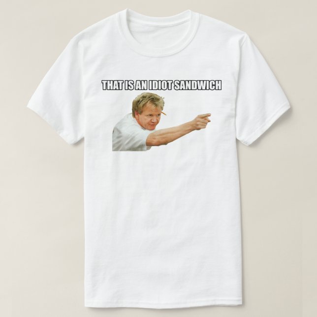 Funny Man Scottish TV star restaurant owner Funny  T-Shirt (Design Front)