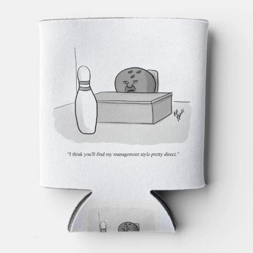 Funny Management and Leadership Cartoon Humor Can Cooler
