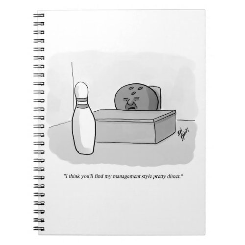 Funny Management and Leadership Cartoon Humor Notebook