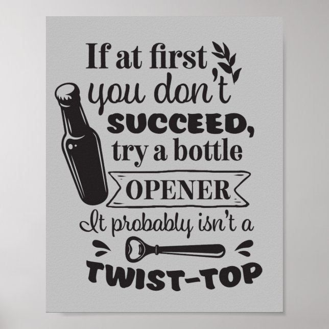 Funny Mancave becomes art Poster (Front)