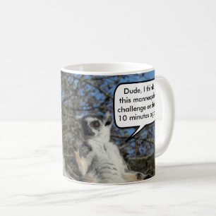 Funny Mannequin Challenge Meme Lemurs Coffee Mug