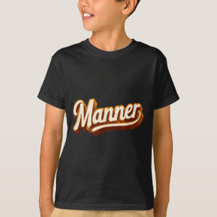 Funny Manner Emblem T-Shirt