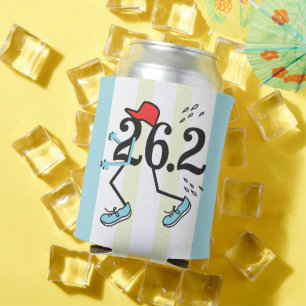 Funny Marathon 26.2 © Gift for Runner Can Cooler