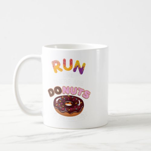 Funny Marathon Runner Running Like Donut Finish Li Coffee Mug