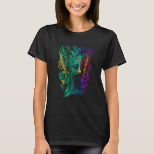 Funny Mardi Gras Carnival parade with beads party T-Shirt