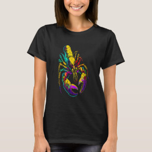 Funny Mardi Gras Carnival parade with beads party  T-Shirt