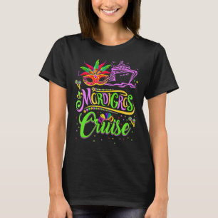 Funny Mardi Gras Cruise Cruising Mask Cruise Ship T-Shirt