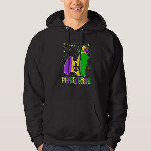 Funny Mardi Gras Maltese Dog Dad Mom Mardi Gras Pr Hoodie