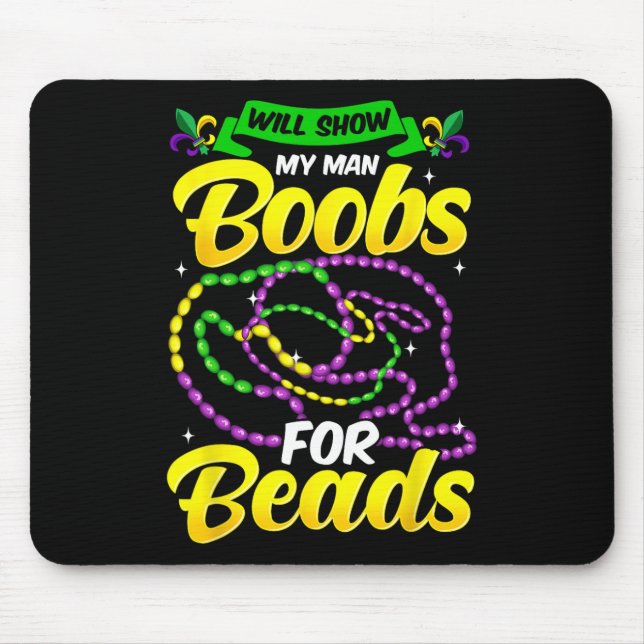 Funny Mardi Gras Shirt For Men  Mouse Pad (Front)
