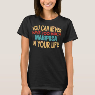 Funny Mariposa Personalized Tshirt First Name Joke