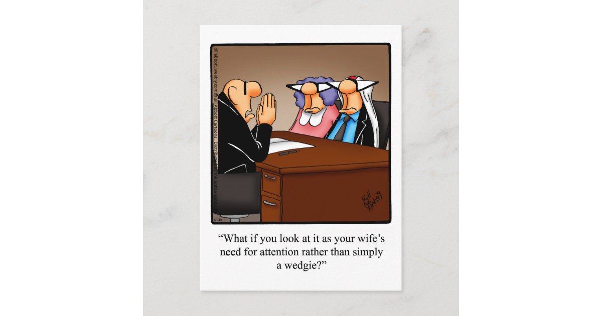 Funny Marriage / Anniversary humor Postcard | Zazzle Funny Marriage / Anniversary humor Postcard | Zazzle