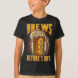 Funny Marriage Booze Before I Dos Beer Drinking Gr T-Shirt