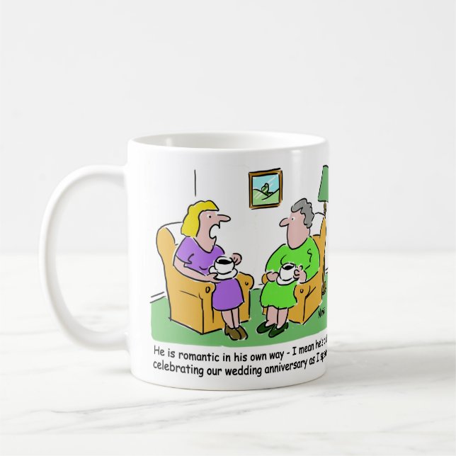 Funny Marriage Cartoon Joke on a Coffee Mug (Left)