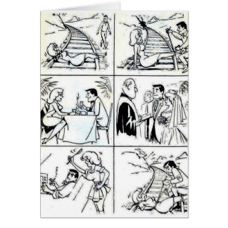 Funny Marriage/Dating Relationship Cycle Cards