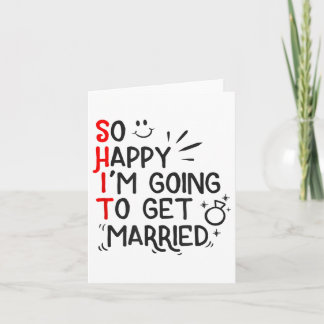 Funny Marriage Gift Hilarious Groom Bride Wedding  Card