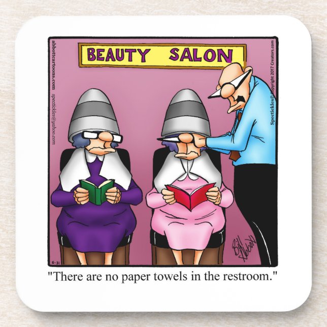 Funny Marriage Humor Plastic Coaster (Front)