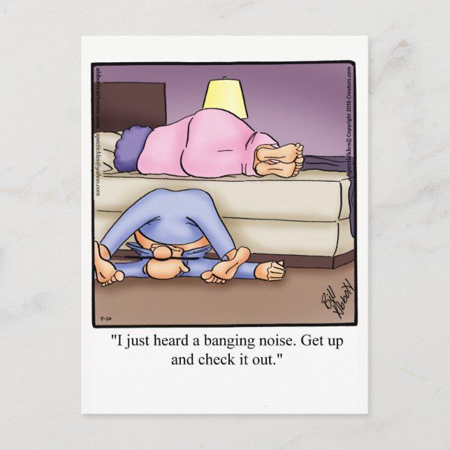Funny Marriage Humor Postcard (Front)