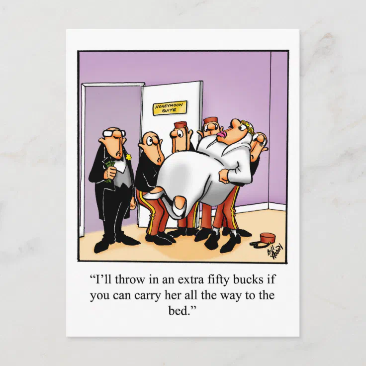 Funny Marriage Humor Postcard | Zazzle
