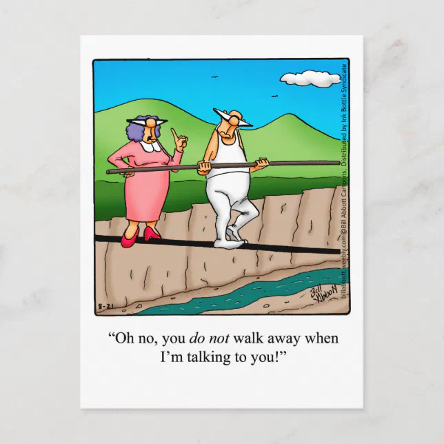 Funny Marriage Humor Postcard Zazzle