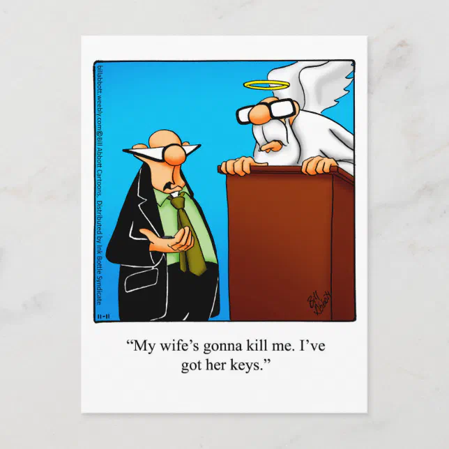 Funny Marriage Humor Postcard Zazzle