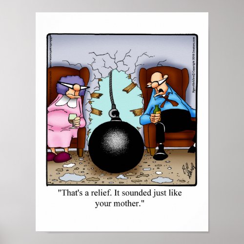 Funny Marriage Humor Poster Gift