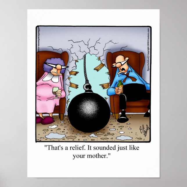 Funny Marriage Humor Poster Gift (Front)