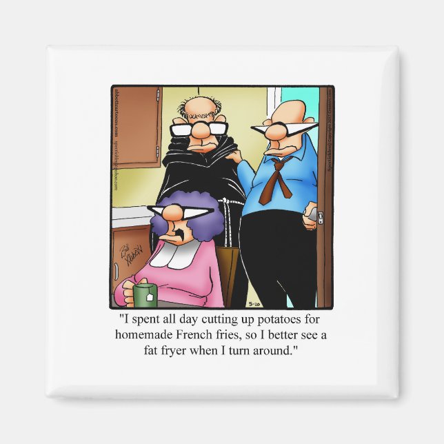 Funny Marriage Humor Refrigerator Magnet (Front)