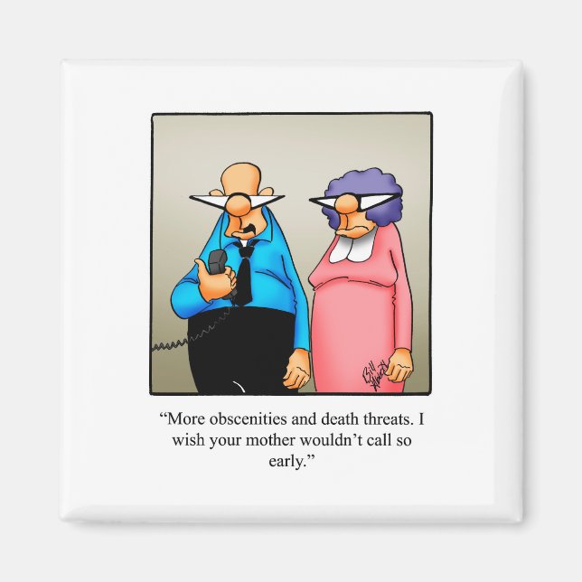 Funny Marriage Humor Refrigerator Magnet (Front)