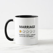 Funny Marriage Would Not Recommend It Mug (Left)