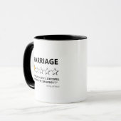 Funny Marriage Would Not Recommend It Mug (Front Left)
