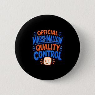 Funny marshmallow button
