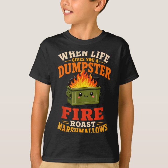 Funny marshmallow  T-Shirt (Front)