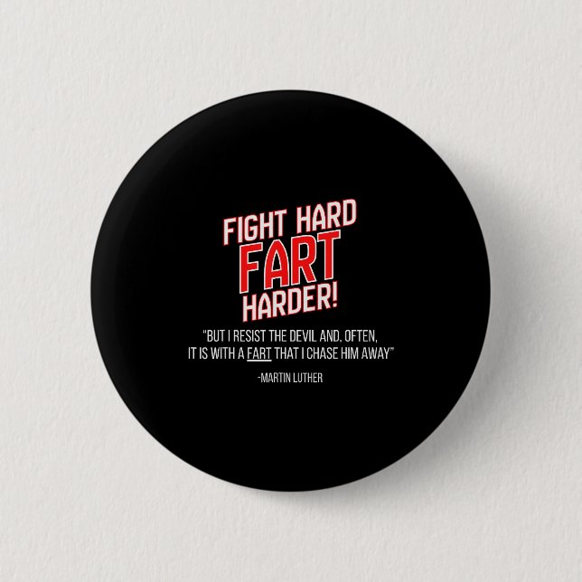 Funny Martin Luther Reformation Quote  Button (Front)