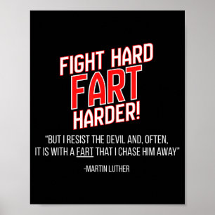 Funny Martin Luther Reformation Quote Poster