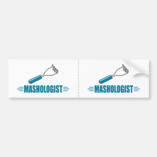 Funny Mashed Potatoes Bumper Sticker